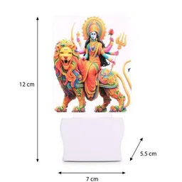 1ST TIME Red & White Printed Acrylic Traditional Abstract Shaped Shaped Wall Lamp image 5