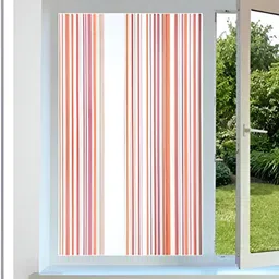 INDIAN ROYALS White & Orange Animal Printed Self-Adhesive & Durable WindowSticker-picture-34
