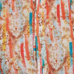 DIVISIVE Men Floral Printed Flared Sleeves Thread Work Pathani Kurta image 2