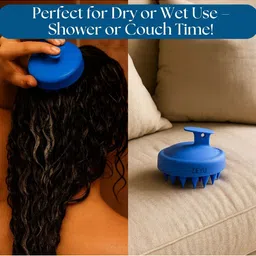 Zeyu Scalp Massager Soft Silicone Bristles Brush image 4