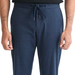 rare rabbit Men Slim Fit Blue Pure Cotton Trousers-picture-17