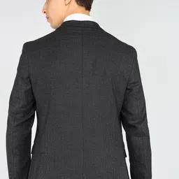 arrow Men Self Design Single Breasted Festive & Wedding Blazer image 4