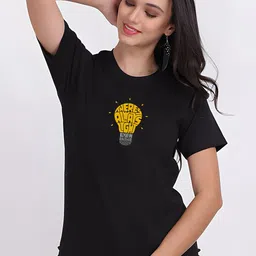 KAIDO Women Pure Cotton T-shirt-image-43