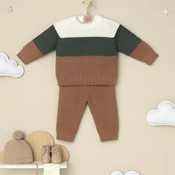 Wolfer Kids Colourblocked Organic Cotton T-shirt With Leggings-picture-39