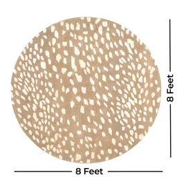 Surya Living Brown Abstract Self Design Woollen Anti-Skid Carpet image 5