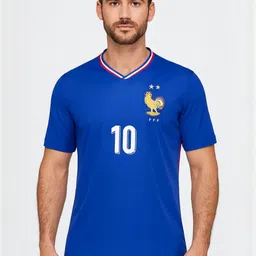 dostitch Men Neymar Printed V-Neck Dri-FIT T-shirt-picture-41