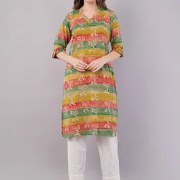 EELIKA Women Printed Floral Kurta-picture-38