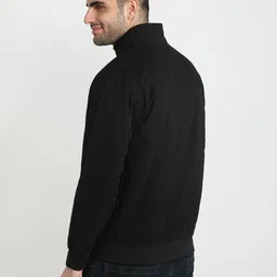 ColorPlus Mock Collar Pure Cotton Bomber Jacket image 2