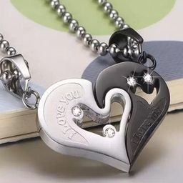 J.S ENTERPRISES Heart Shaped Pendants with Chains-picture-5