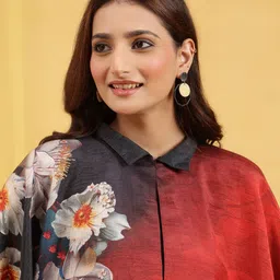 navyasa by liva Women Printed Crop Shrug image 3