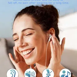 parandivvv Earphones Lightning Connector For 14 Pro Max/14 Pro/14[57B] Wired Headset image 3