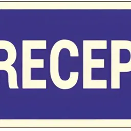 buzzhub Reception Sign Board | Sunboard Office Door Name Plate | 12x4 Inch Emergency Sign-picture-46
