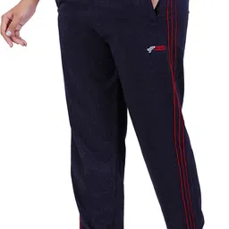 feel track Women Colorblock Dark Blue Track Pants-picture-12