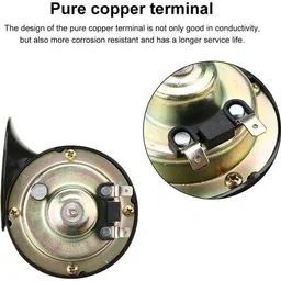 motoroys Horn For Bajaj, Hero, Honda, TVS, Tata, Universal For Bike, Universal For Car CT, FZ, Jeep, Splendor, Pulse image 2