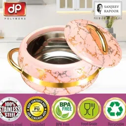 sanjeev kapoor Optima Stainless Steel Insulated Casserole Hot Pot – Keeps Food Hot & Fresh Thermoware Casserole image 5