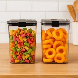 Plastic Tea Coffee & Sugar Container - 1200 ml-image-59