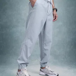 The Roadster Life Co. Men Pure Cotton Relaxed Fit Joggers-image-93