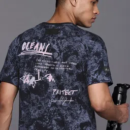 ADIDAS Unisex UniteFit Parley Printed Pure Cotton T-shirt-image-35