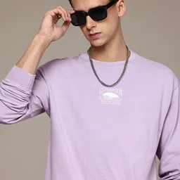 The Roadster Life Co. Pure Cotton Drop-Shoulder Sleeves Relaxed Fit T-shirt-picture-12