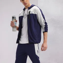 HRX by Hrithik Roshan Brand Logo Detail Rapid-Dry Running Tracksuit-image-41