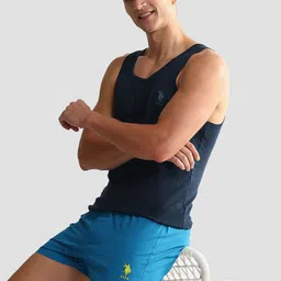 u.s. polo assn. U.S. Polo Assn.Pack Of 2 Cotton Sleeveless Tank Innerwear Vests image 4