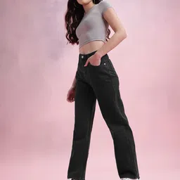 DressBerry Women Straight Fit Jeans-image-10