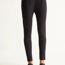 Cover Story Black Regular Fit High rise Leggings-picture-23