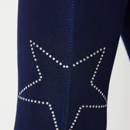 Miss Chase Navy Embellished Jeans image 5