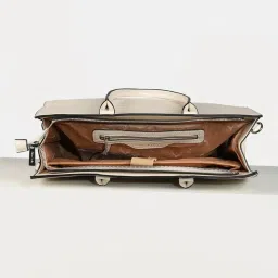 Allen Solly Beige Textured Tote Handbag image 5