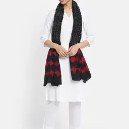 Fabindia Black Printed Stole-picture-36