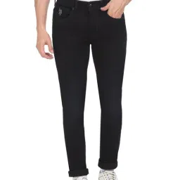U.S. Polo Assn. Black Skinny Fit Lightly Washed Jeans-image-72