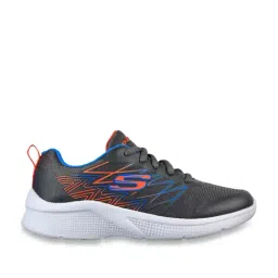 Skechers Boys MICROSPEC - QUICK SPRINT Grey Blue Casual Sneakers-image-0