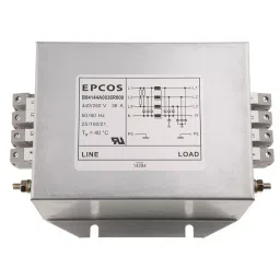 Epcos B84144A*R000 Series Flange Mount EMC Filter 3 Phase 36 Amp Current Rating 440 V AC 156 mm Length, B84144A0036R000 (Pack of 2) image 2