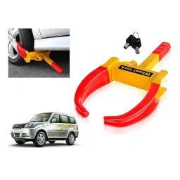 Auto Pearl Claw Type Adjustable Anti Theft Wheel Clamp Lock for Tata Sumo Grand Dicor (2009-2012)-picture-26