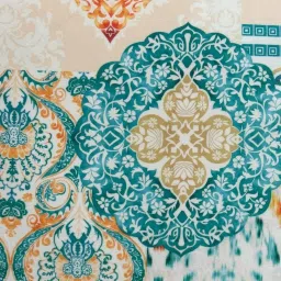 TARA Sparkling Homes Printed Yellow Velvet Cushion Cover -  Set of 2 image 5