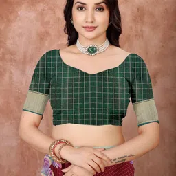 Rare Bello Woven Design Zari Bagh Saree image 2