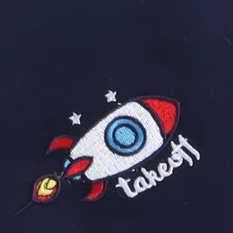 Bumzee Boys Navy Cotton Reversible Jacket image 5