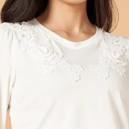 Honey By Pantaloons White Cotton Regular Fit Tops And Tees image 5