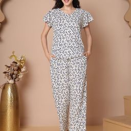 TAG 7 Women Printed Night suit-image-100