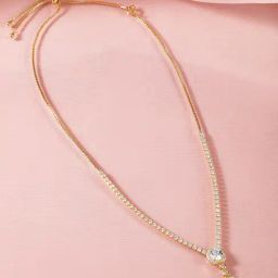 Rubans Gold-Tone Plated Necklace for Women-image-101