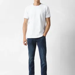 Van Heusen Navy Slim Fit Jeans image 5