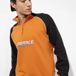 The Roadster Life Co. Relaxed Fit Colourblocked Sweatshirt-picture-27