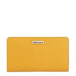 Fastrack Mustard Solid Bi-Fold Wallet for Women-picture-25