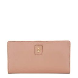 Baggit Mauve Solid Bi-Fold Wallet for Women-picture-23