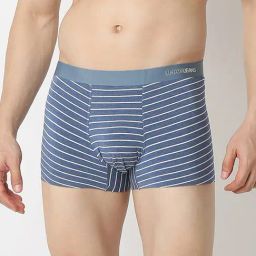 Underjeans by Spykar BLUEMEL_18 Blended Printed Regular Fit Trunks-picture-18
