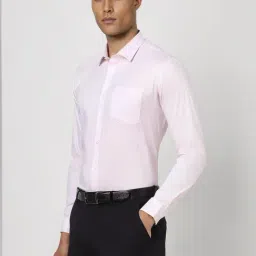 Van Heusen pink Solid Shirts image 3