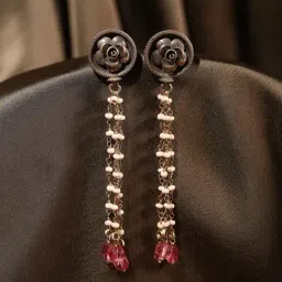 Fabindia Silver Dangler Earrings-image-75