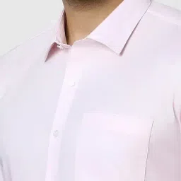 Van Heusen pink Solid Shirts image 4