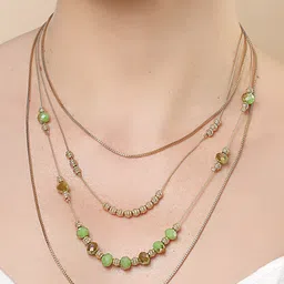 Bohey by KARATCART Gold-Plated Chain image 1