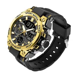 Otage Men Dial & Straps Analogue and Digital Multi Function Watch F18 Gold-picture-27